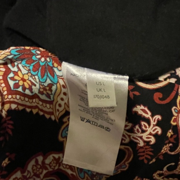 Anthropologie Long-sleeved Midi Dress Women’s Size Large - Paisley design - Picture 3 of 4